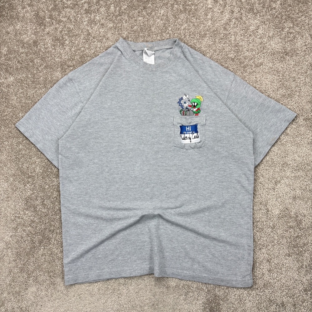 Vintage 90s Looney Tunes‎ Marvin the Martian T Shirt XL